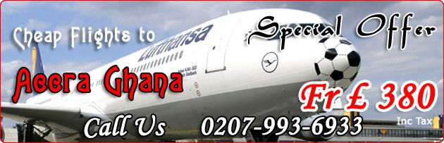 Flights to Accra Ghana
