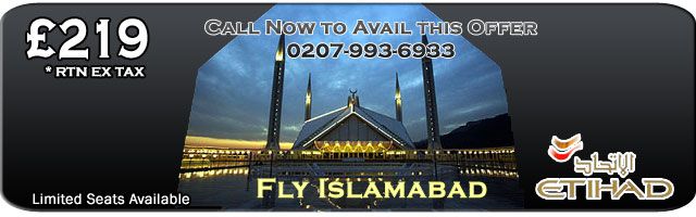 Flights to Islamabad